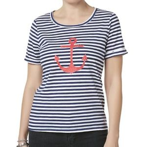 size XL, bust up to 44” inches, beautiful anchor shirt, new ⚓️ condition